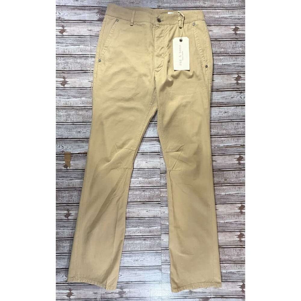 Rag And Bone cotton blade III  Pants size 32 color dark khaki NWT made in USA
